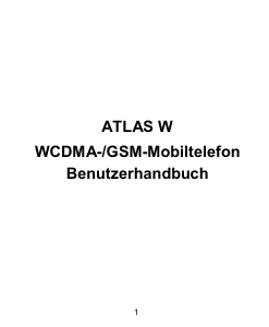 Bedienungsanleitung ZTE Atlas Handy