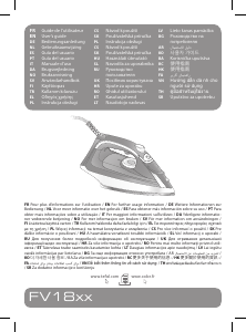 Manuale Tefal FV1844E0 Ferro da stiro