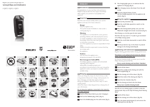 Bruksanvisning Philips HQ853 Rakapparat