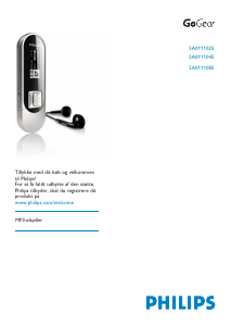 Brugsanvisning Philips SA011108S GoGear Mp3 afspiller