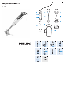 Handleiding Philips HR1366 Staafmixer