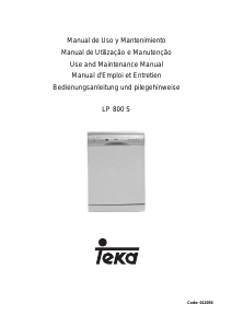 Handleiding Teka LP 800 S Vaatwasser