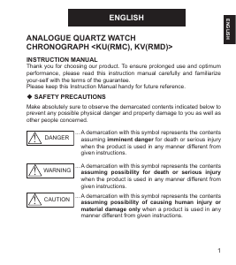 Manual Orient KV01005Y Sports Watch
