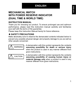 Manual Orient FA06001B Contemporary Watch