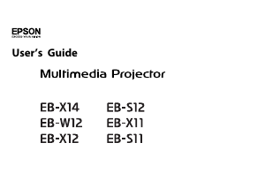 Handleiding Epson EB-S11 Beamer