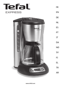 Kullanım kılavuzu Tefal CM415510 Express Kahve makinesi