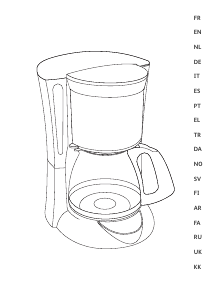 Kullanım kılavuzu Tefal CM340811 Kahve makinesi