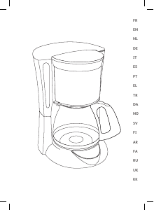 كتيب ماكينة قهوة CM390811 Tefal