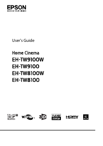 Handleiding Epson EH-TW9100W Beamer