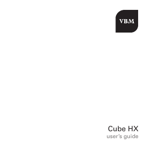 Handleiding Vibiemme Cube HX Espresso-apparaat