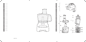 Bruksanvisning Tefal DO826H38 Matberedare