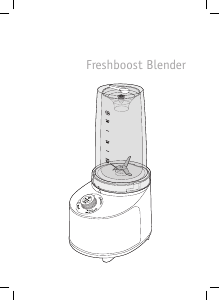 Manual Tefal BL181D31 Freshboost Blender