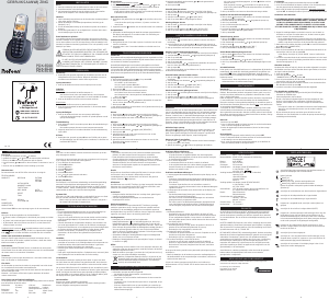 Handleiding Profoon PDX-6520 Draadloze telefoon