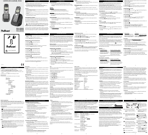 Handleiding Profoon PDX-6600 Draadloze telefoon