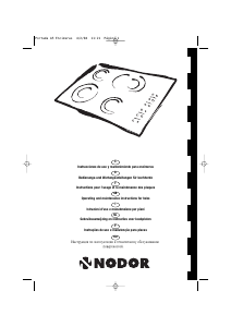 Руководство Nodor GCI 59 Варочная поверхность