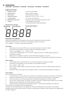 Mode d’emploi Karlsson KA5653BK Cube Horloge