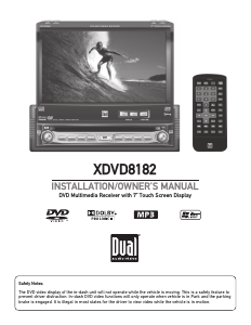 Handleiding Dual XDVD8182 Autoradio