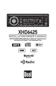 Bruksanvisning Dual XHD6425 Bilradio