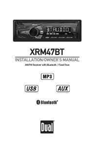 Bruksanvisning Dual XRM47BT Bilradio