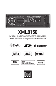 Handleiding Dual XML8150 Autoradio