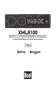 Handleiding Dual XML8100 Autoradio