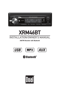 Bruksanvisning Dual XRM46BT Bilradio