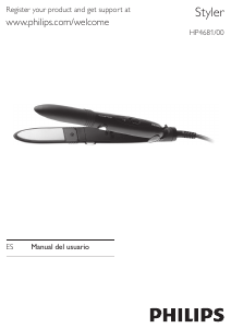 Manual de uso Philips HP4681 Moldeador