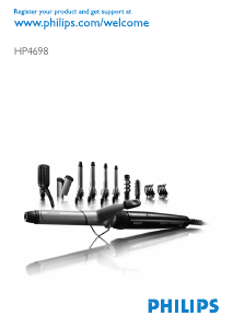 Manuale Philips HP4698 Modellatore per capelli