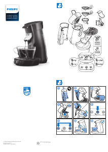 Bedienungsanleitung Philips HD6569 Senseo Kaffeemaschine