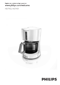 Manual Philips HD7451 Coffee Machine