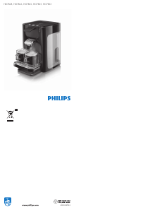 Bedienungsanleitung Philips HD7865 Senseo Kaffeemaschine