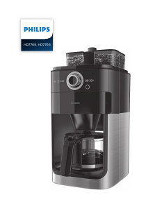 Bedienungsanleitung Philips HD7769 Kaffeemaschine
