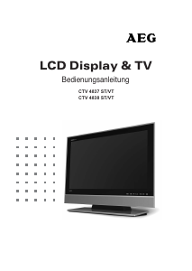 Bedienungsanleitung AEG CTV 4838 LCD fernseher