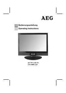 Manual AEG CTV 4880 LCD Television