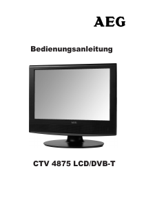 Bedienungsanleitung AEG CTV 4875 LCD fernseher
