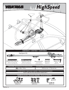 Manual de uso Yakima HighSpeed Porta bicicleta
