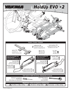 Manual de uso Yakima HoldUp EVO +2 Porta bicicleta