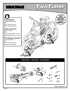 Manual de uso Yakima TwoTimer Porta bicicleta