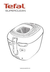 Manual Tefal FR100031 Superclean Fritadeira