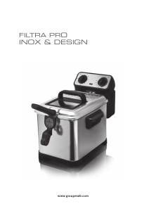Manual de uso Tefal FR404730 Filtra Pro Freidora