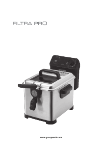 Bruksanvisning Tefal FR405130 Filtra Pro Frityrgryte