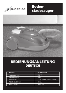 Bedienungsanleitung Superior BT-ZW-0008 Staubsauger