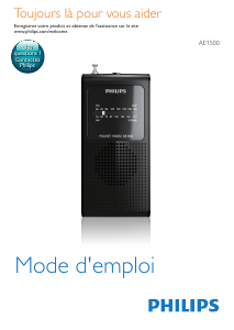 Mode d’emploi Philips AE1500S Radio