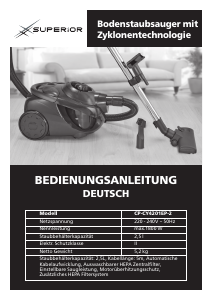 Bedienungsanleitung Superior CP-CY4201EP-2 Staubsauger
