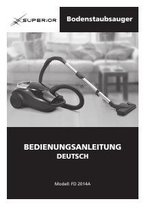 Bedienungsanleitung Superior FD 2014A Staubsauger