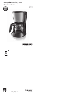 Priročnik Philips HD7435 Kavni aparat