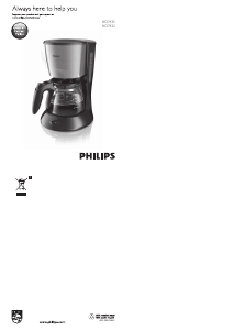 Manual Philips HD7435 Coffee Machine