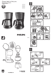 Bedienungsanleitung Philips HD7462 Kaffeemaschine