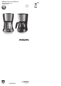 Bedienungsanleitung Philips HD7479 Kaffeemaschine