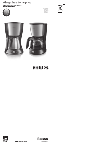 Manual Philips HD7479 Coffee Machine